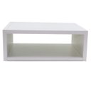 Ver imagem 6 de Mesa de Cabeceira Branca Suspensa em Mdf 35x13x30