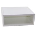 Ver imagem 5 de Mesa de Cabeceira Branca Suspensa em Mdf 35x13x30
