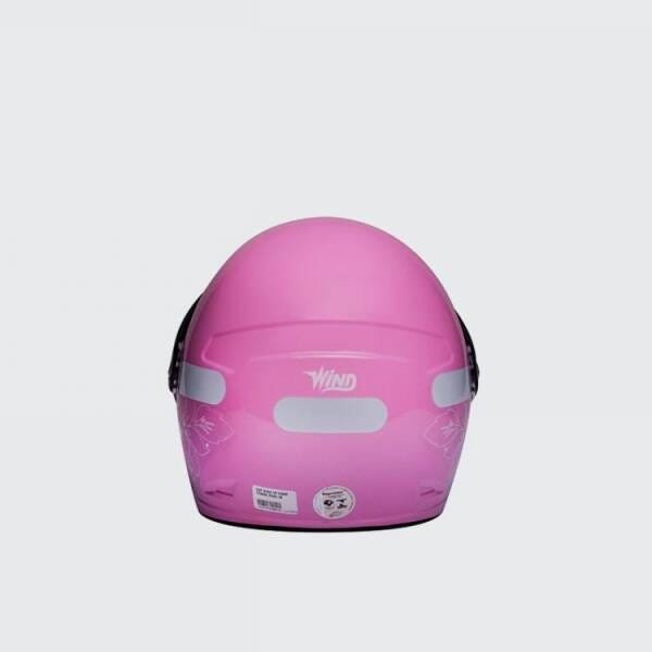 Capacete Taurus Wind V2 Visor floral rosa femme - tam 58 - 4