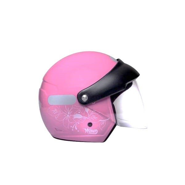 Capacete Taurus Wind V2 Visor floral rosa femme - tam 58 - 1