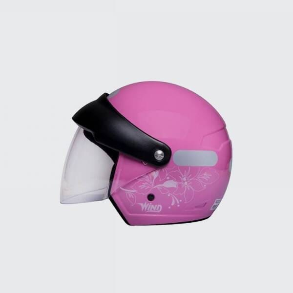 Capacete Taurus Wind V2 Visor floral rosa femme - tam 58 - 3