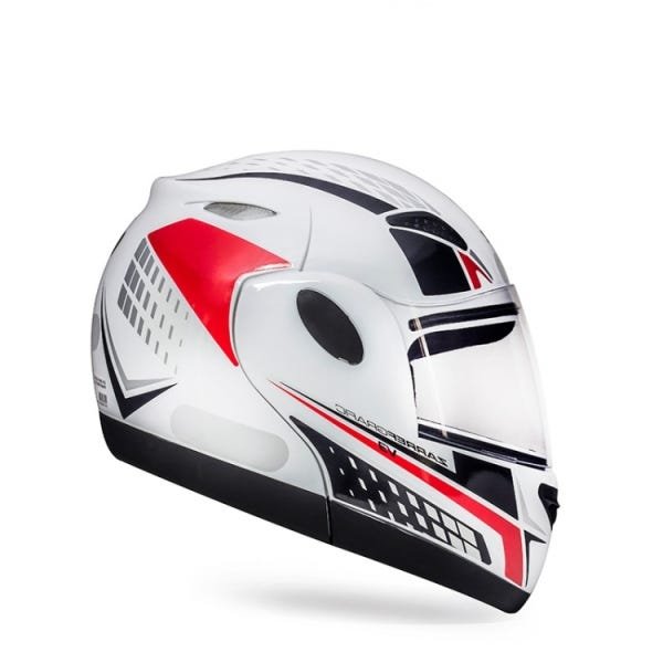 Capacete Taurus Zarref Grafic Branco 58 - 3