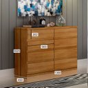 Ver imagem 6 de Cômoda com 08 Gavetas Bello Novo Horizonte Cumaru Novo Horizonte