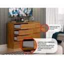 Ver imagem 5 de Cômoda com 08 Gavetas Bello Novo Horizonte Cumaru Novo Horizonte