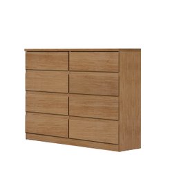 Cômoda com 08 Gavetas Bello Novo Horizonte Cumaru Novo Horizonte - 1 Cômoda com 08 Gavetas Bello Novo Horizonte Cumaru Novo Horizonte - 1