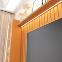 Ver mais imagens de Estante para TV até 75 Polegadas Ripado LED Vidro Reflecta 2 Torres 100% MDF 219CMX259CM Vitoria Regia Yescasa Nature