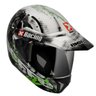 Capacete Cross 3 Sport Xracing Branco Verde 58 Bieffe - 1