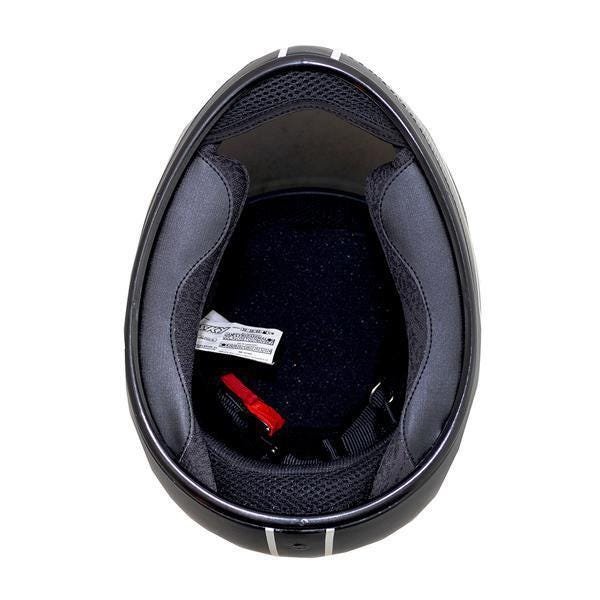 Capacete Sky Antares Preto Fosco Transfer Branco 56 - 5