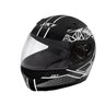 Capacete Sky Antares Preto Fosco Transfer Branco 56 - 1