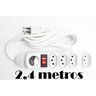 Extensão com 4 tomadas com voltímetro analógico - 2