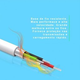Cabo usb 2 metros Tipo C turbo power 2.4 A - 4