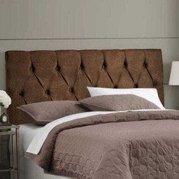 Cabeceira Intense Casal 1.4 Suede Marrom - 1