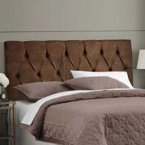 Cabeceira Intense Casal 1.4 Suede Marrom