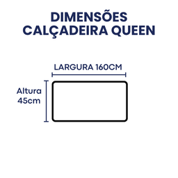 Conjunto Cabeceira Casal Queen + Calçadeira Baú Sofia 160cm Marrom - 6
