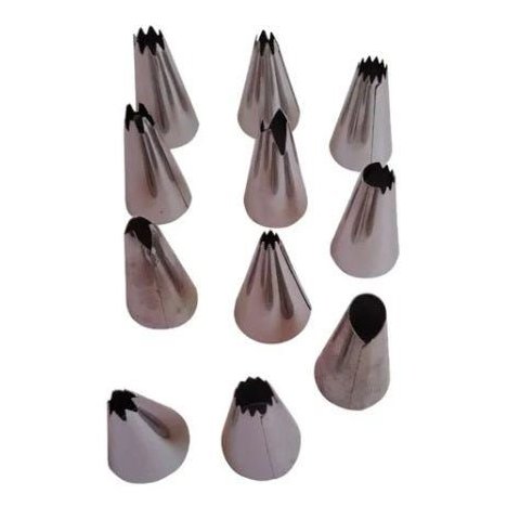 Kit Confeiteiro 15 Peças - Aço Inox 12 Bicos Prático Bolo