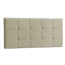 Ver imagem 2 de Cabeceira Painel Casal 140 Cm Suede Bege Ana Luisa - MV Estofados