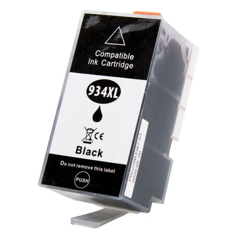 Cartucho de Tinta Preto Compatível 934xl 934 C2p23al C2p23an 23ab para Hp Officejet Pro 6230 6830 55