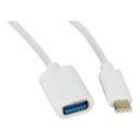 Ver imagem 1 de Cabo Otg Tipo C Branco