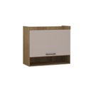Ver imagem 6 de Guarda Roupa Modulado de Solteiro Paris Avelã Cinammon 5 Peças - Luciane Paris Avelã Cinammon