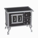 Ver imagem 1 de Fogao a Lenha GII N 1 Sec Xviii Premium Preto Sd