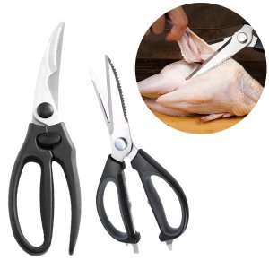 Tesouras Cozinha Abridor Aço Inox Kit C/2