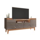 Ver imagem 1 de Rack Para Tv Jayce Detalhe Frisado Cinza Noce