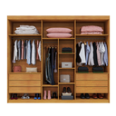 Ver imagem 2 de Guarda Roupa Siena 3 Portas de Correr Benetil Móveis - Cinamomo