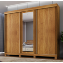 Ver imagem 1 de Guarda Roupa Siena 3 Portas de Correr Benetil Móveis - Cinamomo