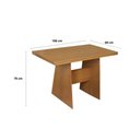 Ver imagem 1 de Mesa Retangular Manuela 108 Cm Mdf