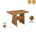 Ver imagem 3 de Mesa Retangular Manuela 108 Cm Mdf