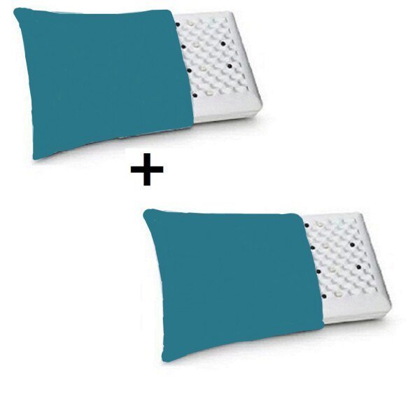 2 travesseiro magnético infravermelho alivia dor cabeça insônia sono perfeito - 1