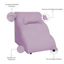 Ver imagem 3 de Escada Pet 46cm Estofada para Cachorro Nuvem R01 Veludo Lilás - Annie Decor