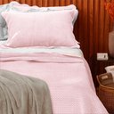 Ver imagem 6 de Colcha King Neo Velvet Microfibra Rosé 3 peças - Camesa 18020.05.8673