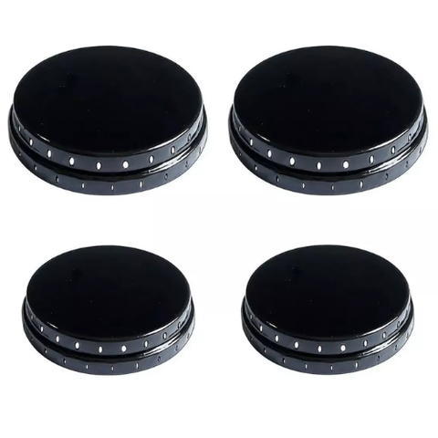 4 Tampa Espalhador para Boca de Fogão Esmaltec Veneza, Agata, Bali/ 2pequeno 2 Grande