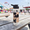 Ver imagem 4 de Garrafa Água Squeeze Mickey 700ml Cristal Escolar Academia Preto Cristal
