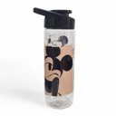 Ver imagem 3 de Garrafa Água Squeeze Mickey 700ml Cristal Escolar Academia Preto Cristal