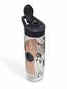 Ver imagem 5 de Garrafa Água Squeeze Mickey 700ml Cristal Escolar Academia Preto Cristal