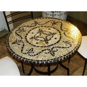 Mesa de Mosaico Lis 2 - Somente o Tampo 90cm