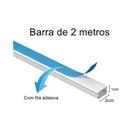 Ver imagem 2 de Canaleta com Fita Adesiva 20 x 10mm x 2m - Branca - Alumbra