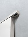 Ver imagem 3 de Kit Porta de Correr Colmeia Eucaplac Branco Somad 210 x 82 Trilho Alumínio Branco