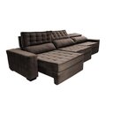 Ver mais imagens de Sofá Retrátil e Reclinável 4,15m Cama inBox Big Star com SoftGel D40 Velupluma Café
