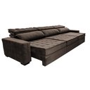 Ver imagem 7 de Sofá Retrátil e Reclinável 4,15m Cama inBox Big Star com SoftGel D40 Velupluma Café