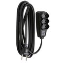 Ver imagem 1 de Extensão Elétrica 3 Metros 3 Tomadas 10A 250V Bivolt 2 Pinos Padrão 2500W Fio Paralelo 0,75mm² Certi