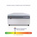 Ver imagem 5 de Conjunto Box Baú Branco Luanda Cinza Espuma D28 Solteiro 96x203x69 - King House