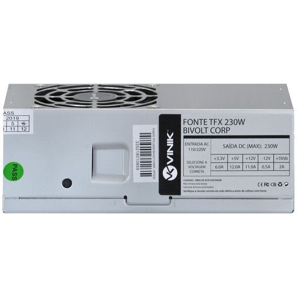 Fonte Tfx 230w bivolt Vinik Vft230 - 6