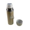 Garrafa Térmica Inox 350ml Com Tampa Academia Lancheira Café Chá Suco Água Dourada - 1