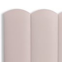 Ver imagem 4 de Cabeceira Casal Modulada Nuvem Cama Box Corino Marfim