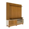 Painel para Tv Ariel com Rack Ideal para Tv até 65":cinamomo e Off White - 3