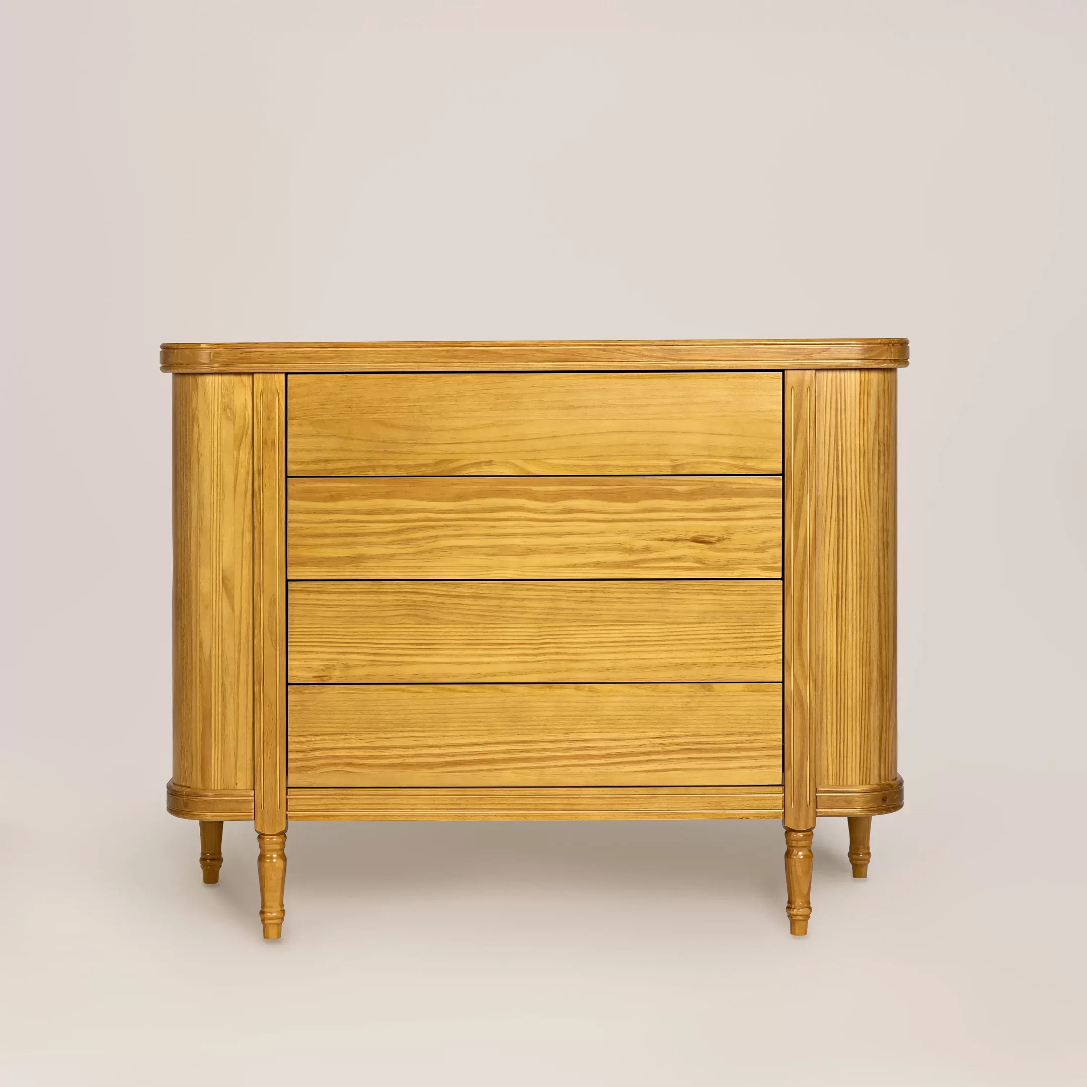 Cômoda Infantil Toy Arredondada 4 Gavetas