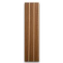 Ver imagem 2 de Painel Placa Ripado 44x11cm Colante Kit C/10 Painéis em Mdf:ripado Freijó (caramelo)